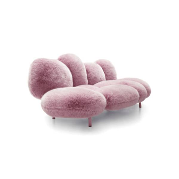 Campana Brothers Edra Cipria Rosa Sofa