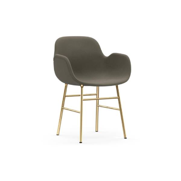Simon Legald Normann Copenhagen Form Armchair Metal Legs