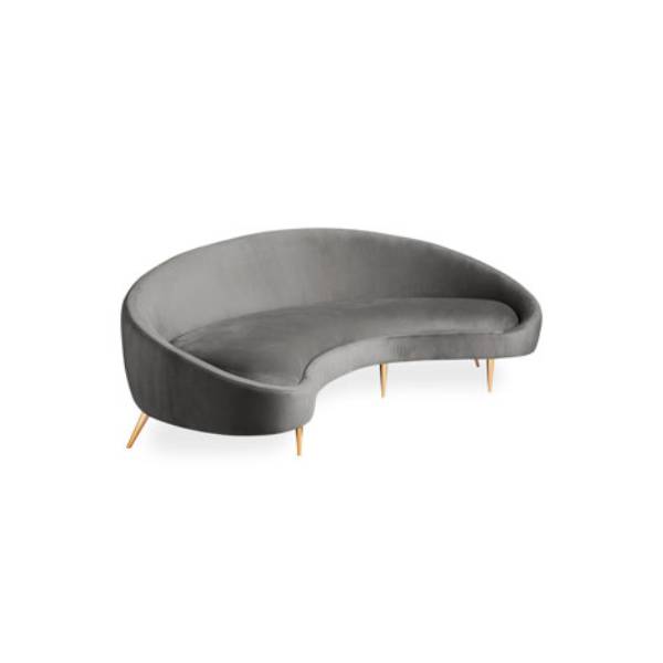 Jonathan Adler Ether Curved Sofa