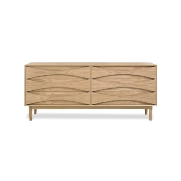 Arne Vodder 6 Chest of Drawers Low AV06
