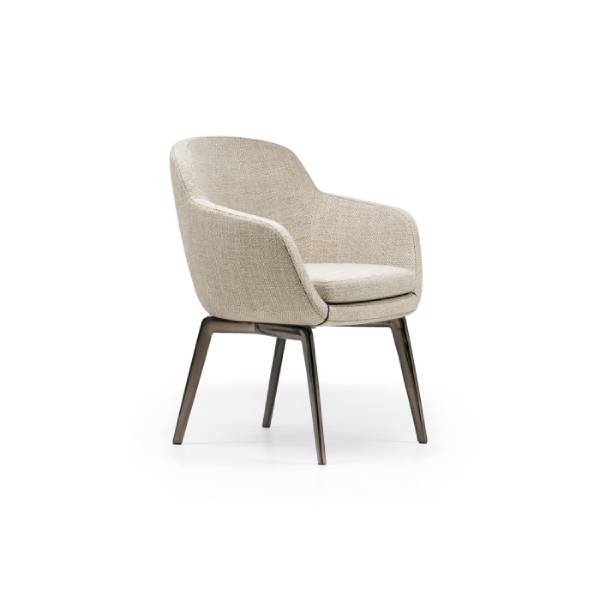 Rodolfo Dordoni Minotti Belt Dining Chair