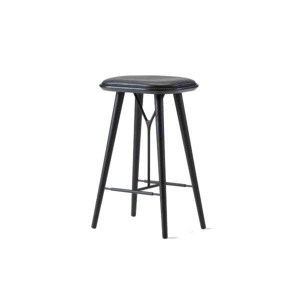 Space Copenhagen Spine Stool Wooden Base