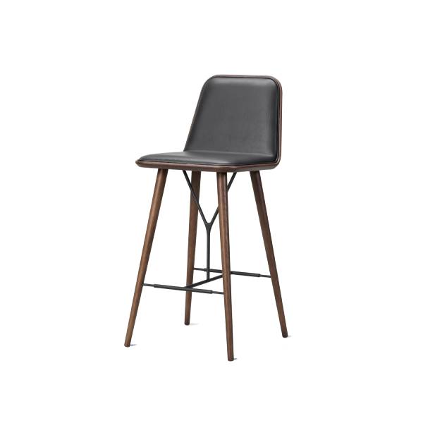 Space Copenhagen Spine Barstool Wooden Base