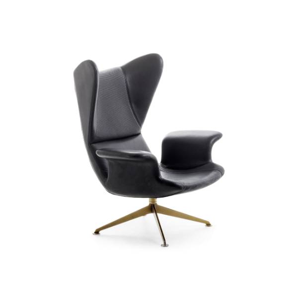 Diesel Creative Team Moroso Longwave Swivel Armchair
