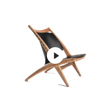 Fredrik A. Kayser Krysset Lounge Chair