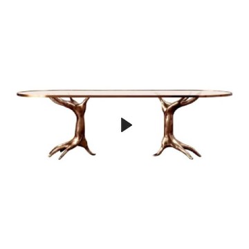 Kelly Wearstler Superluxe Dichotomy Racetrack Table