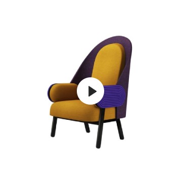 Charles Kalpakian Moon Chair