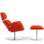 Tulip Chair&Ottoman, 1965